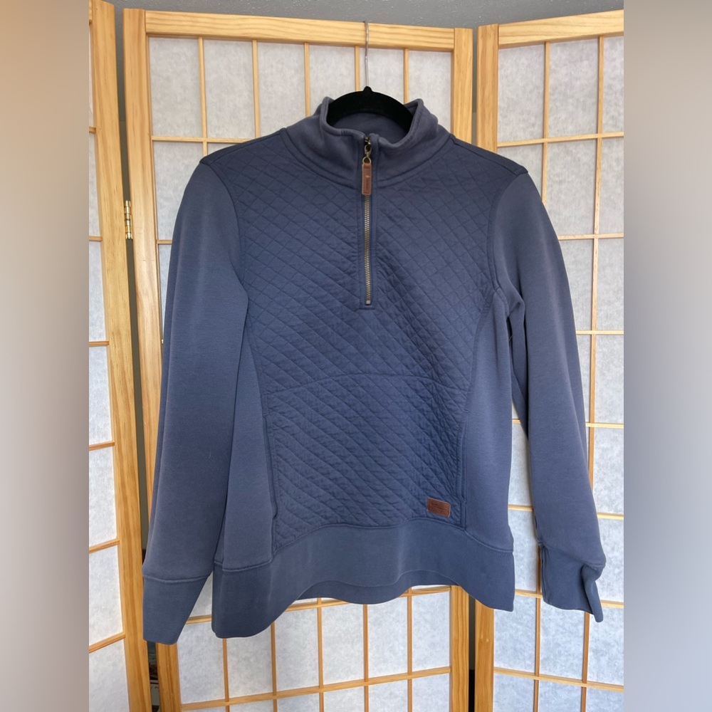 LLBean Quilted Quarter Zip